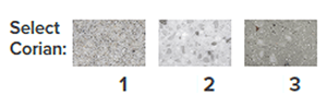Select Corian Color