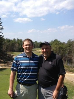 Danny and Chuck, Golfing