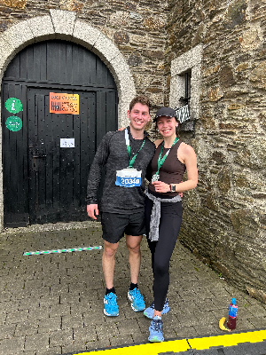 Half marathon in Wicklow Ireland